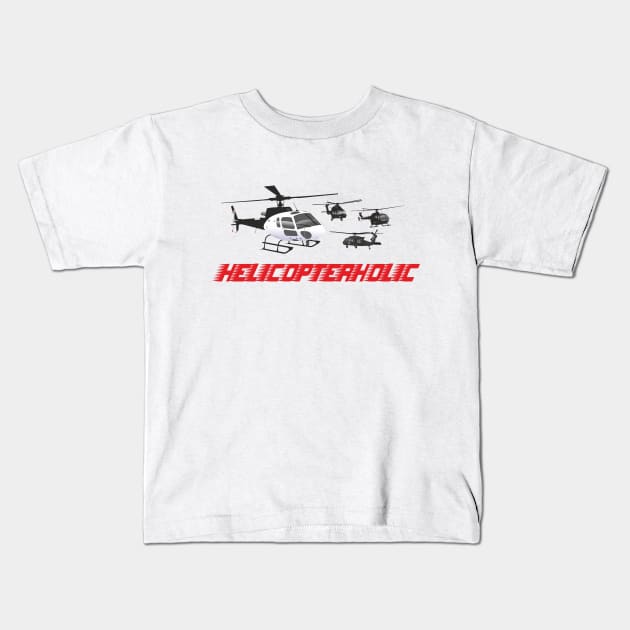 Professional Helicopter Pilot Kids T-Shirt by NorseTech